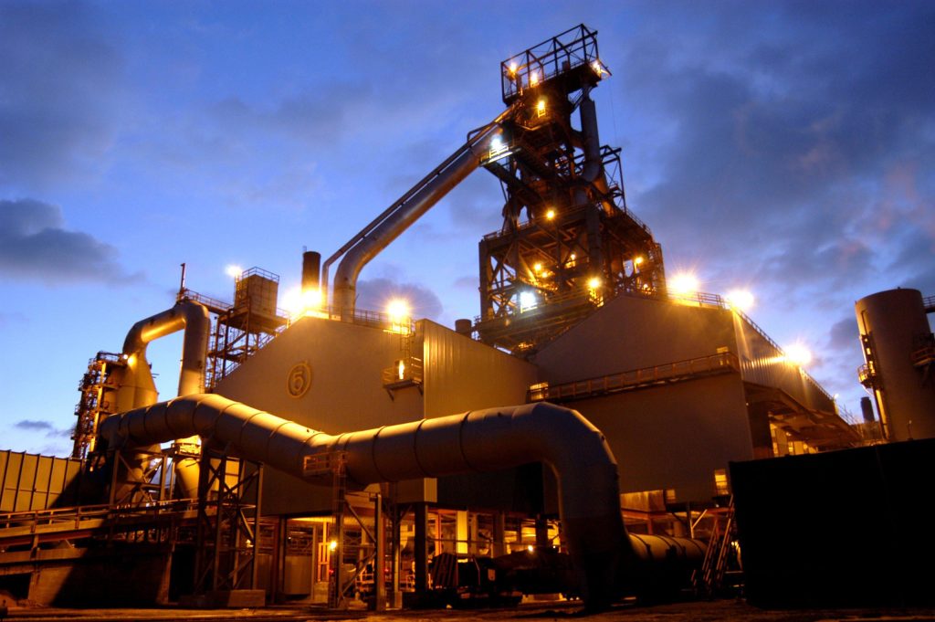 iron and steel plant image